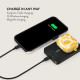 Ārējais akumulators Burga Magnetic Power Bank Lemon Tart Gunmetal