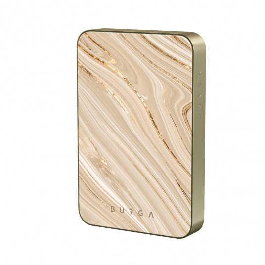 Ārējais akumulators Burga Magnetic Power Bank Full Glam Gold
