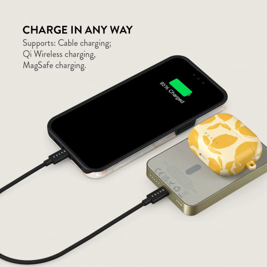 Ārējais akumulators Burga Magnetic Power Bank Lemon Tart Gold