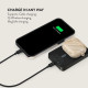 Ārējais akumulators Burga Magnetic Power Bank Full Glam Gunmetal