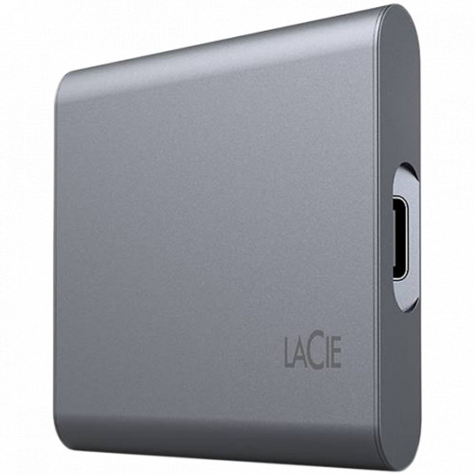 "LACIE Mobile SSD 500GB Secure USB-C USB 3.0 Space Gray"
