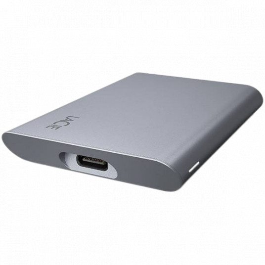 "LACIE Mobile SSD 500GB Secure USB-C USB 3.0 Space Gray"
