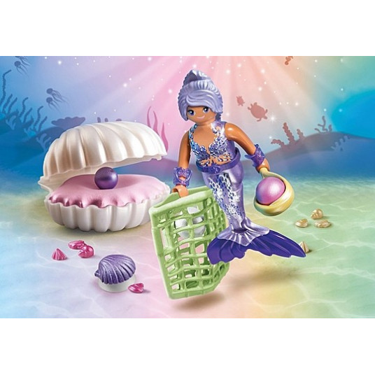 Figūru komplekts Magic 71502 Mermaid with Pearl Seashell