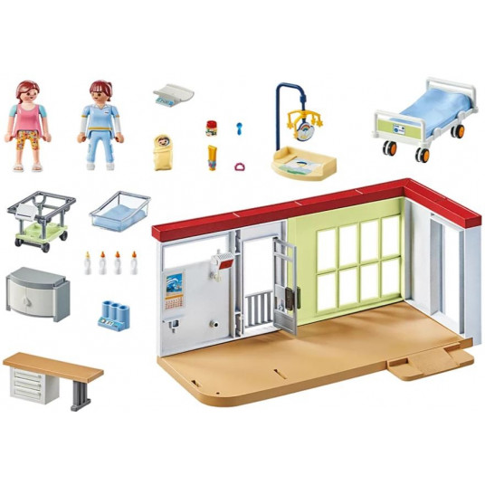 Figures set Action Heroes 71616 Maternity ward