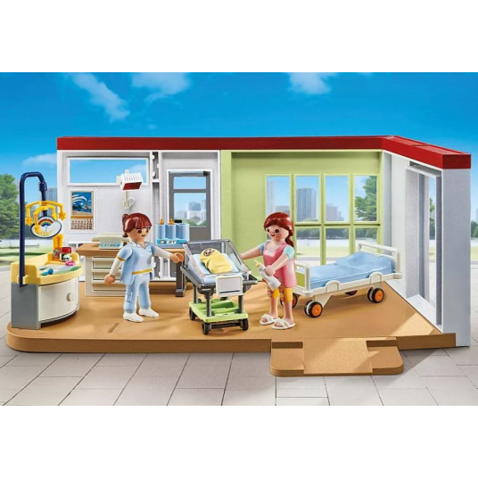 Figures set Action Heroes 71616 Maternity ward