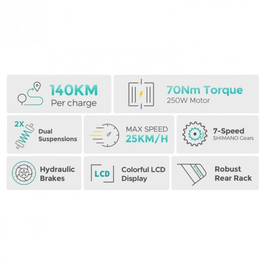 Velosipēds 26 elektriskais Engwe E26 ST sieviešu 750Wh melns