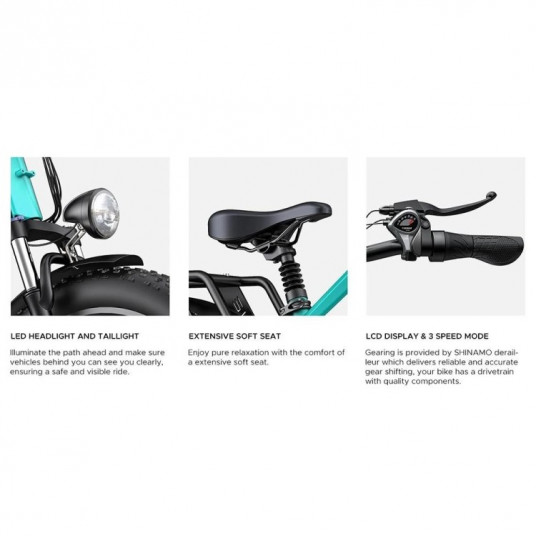 Velosipēds 26 elektriskais Engwe E26 ST sieviešu 750Wh melns