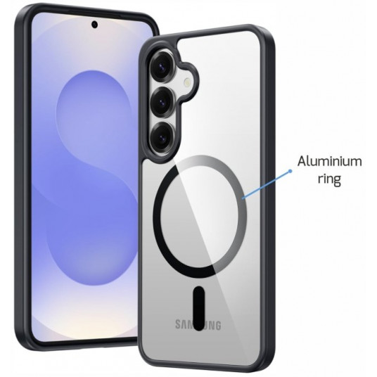 Swissten Clear Jelly Magstick Metallic Case for Samsung Galaxy S24 FE 5G