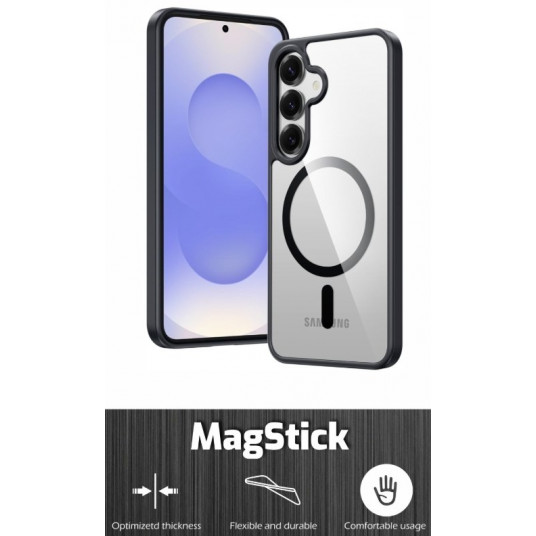 Swissten Clear Jelly Magstick Metallic Case for Samsung Galaxy S24 FE 5G