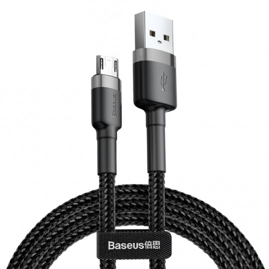 Kabelis Baseus Micro USB 2.0m Black