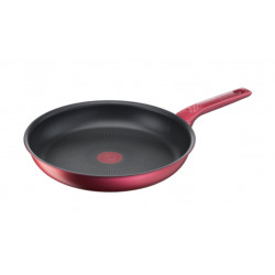 TEFAL Daily Chef Pan G2730622 Diameter 28 cm, aritable for induction hob, Fixed handle, Red