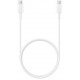 Samsung EP-DA705BWE universālais C tipa–C tipa datu un uzlādes kabelis 1 m (OEM)