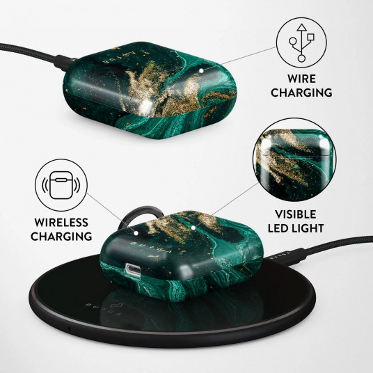Vāciņš Burga AirPods Emerald Pool