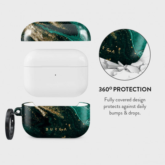 Vāciņš Burga AirPods Pro 2 Emerald Pool