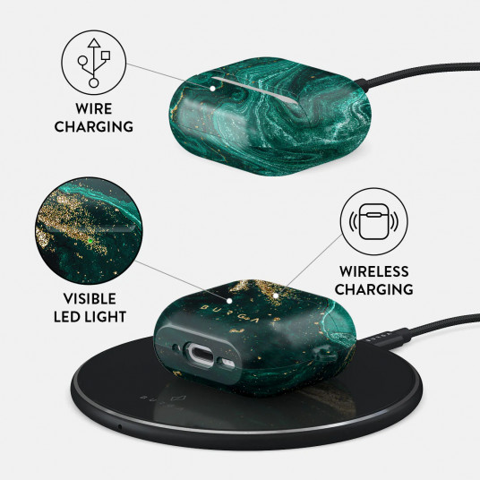 Vāciņš Burga AirPods 4 Emerald Pool
