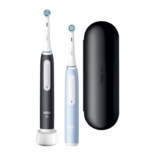 Elektriskā zobu birste OG3d.2i6.2K Oral-B iO3 Duo iepakojums, matēts melns/zils