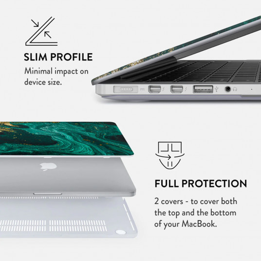 Vāciņš Burga MacBook Air 13.6 [A2681/A3113] Emerald Pool