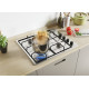 Candy Smart CHW6LBX/4U Nerūsējošā tērauda iebūvējamais 60 cm gāzes 4 zonu(-u) skapis