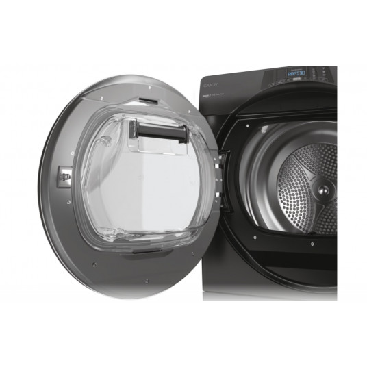 Candy Dryer Machine | RPEH9A2TBCEBX-S | Energy efficiency class A++ | Front loading | 9 kg | Big Digital | Depth 61.1 cm | Black