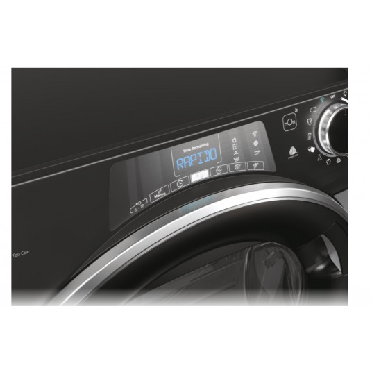 Candy Dryer Machine | RPEH9A2TBCEBX-S | Energy efficiency class A++ | Front loading | 9 kg | Big Digital | Depth 61.1 cm | Black