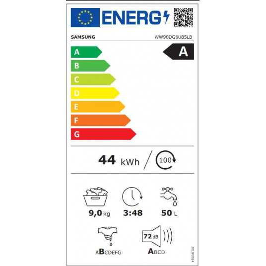 Veļas mašīna Samsung WW90DG6U85LBU4