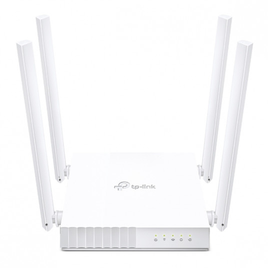 TP-LINK Dual Band Router Archer C24 802.11ac, 300+433 Mbit/s, 10/100 Mbit/s, Ethernet LAN (RJ-45) ports 4, MU-MiMO Yes, Antenna type 4xFixed