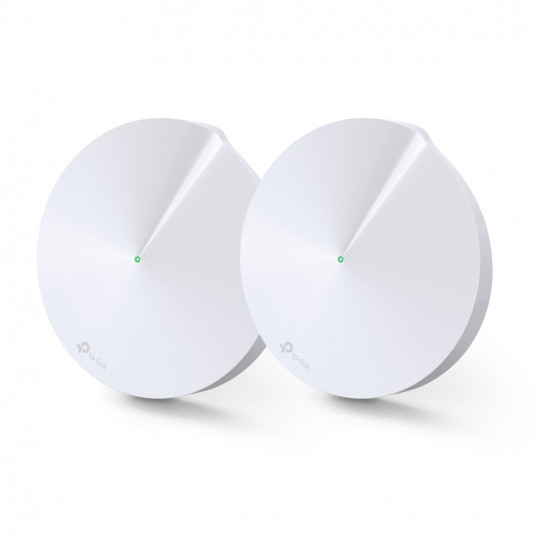 TP-LINK AC1300 Whole Home Mesh Wi-Fi System Deco M5 (2-pack) 802.11ac, 867+400 Mbit/s, 10/100/1000 Mbit/s, Ethernet LAN (RJ-45) ports 2, Mesh Support Yes, MU-MiMO Yes, Antenna type 4xInternal per Deco uni