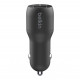 Belkin Dual USB-A Car Charger 24W BOOST CHARGE Black