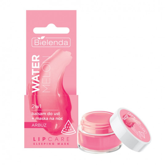BIELENDA_Lip Care Sleeping Mask 2w1 lūpu balzams + nakts maska arbūza 10g