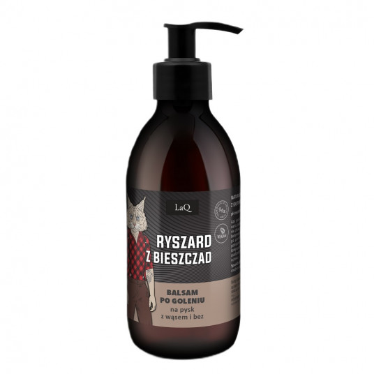 LAQ_Aftershave balzams pēdām ar un bez ūsām Richard of the Bieszczady 150ml