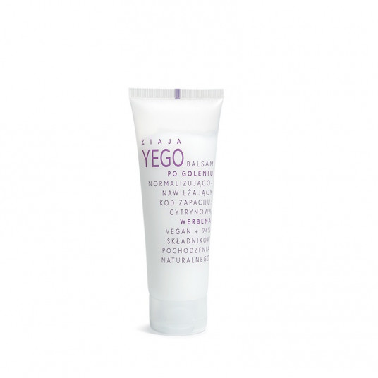 ZIAJA_Yego Normalizējošs un mitrinošs losjons pēc skūšanās Lemon Verbena 80ml