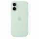 iPhone 16 Silicone Case with MagSafe - Aquamarine