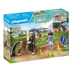 Komplekts z figurkami Horses 71355 Zoe i Blaze z przeszkodami