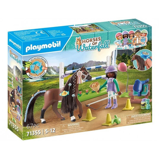 Komplekts z figurkami Horses 71355 Zoe i Blaze z przeszkodami