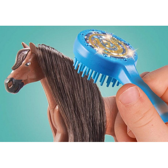 Komplekts z figurkami Horses 71355 Zoe i Blaze z przeszkodami