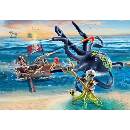 Zestaw z figurkami Pirates 71419 Walka z gigantyczną ośmiornica
