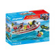 Figūru komplekts Action Heroes 71464 Fireboat ar ūdens skrejriteni
