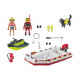 Figūru komplekts Action Heroes 71464 Fireboat ar ūdens skrejriteni