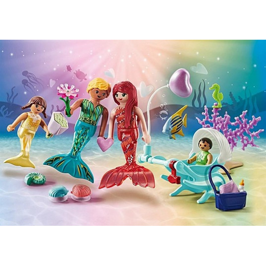 Figūru komplekts Princess Magic 71469 Mermaid Family