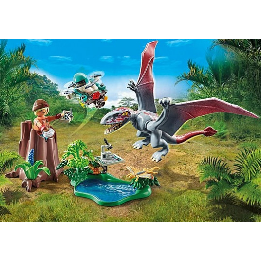 Figūru komplekts Dinos 71525 Observatory for Dimorphodon