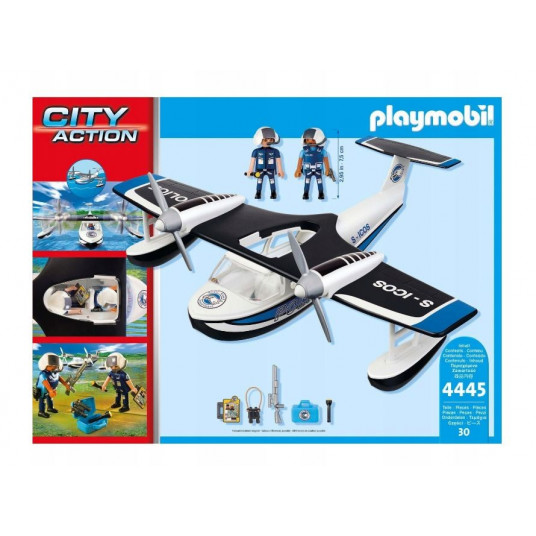 Figures set City Action 4445 Police Seaplane