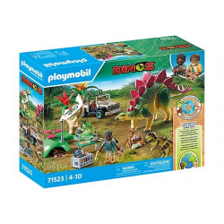 Figures set Dinos 71523 Research camp with dinos