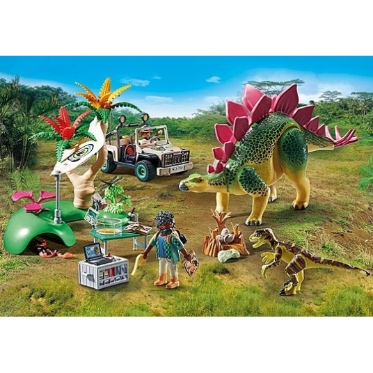 Figures set Dinos 71523 Research camp with dinos