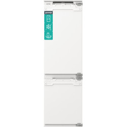 Gorenje Refrigerator | NRKI517E62WF | Energy efficiency class E | Built-in | Combi | Height 177.2 cm | No Frost system | Fridge net capacity 176 L | Freezer net capacity 76 L | Display | 35 dB | White