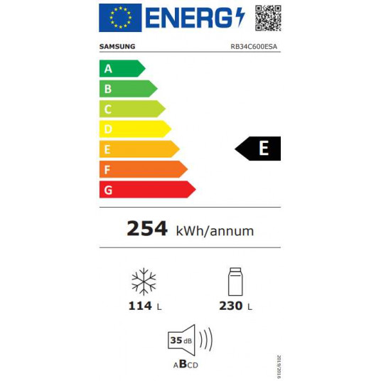 Ledusskapis Samsung RB34C600ESA/EF