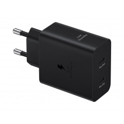 Samsung EP-T5020XBE Dual USB-C 50W Travel Charger + USB-C Data Cable 1.8m