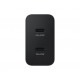 Samsung EP-T5020XBE Dual USB-C 50W Travel Charger + USB-C Data Cable 1.8m