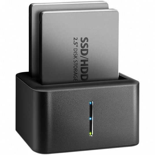 AXAGON ADSA-D25 USB 3.2 Gen 1 - 2x SATA 6G 2,5" SSD/HDD CLONE DUAL MINI doks