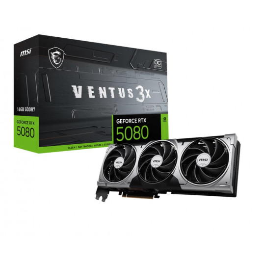 Grafiskā karte. MSI RTX 5080 16G VENTUS 3X OC