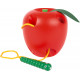 Apple and Worm Threading Game